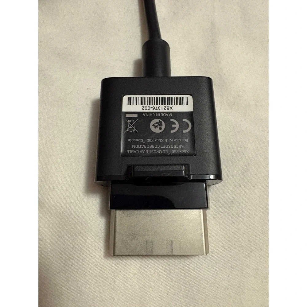 Official‎ Microsoft Xbox 360 Composite AV Cable OEM Audio Video Cord Genuine